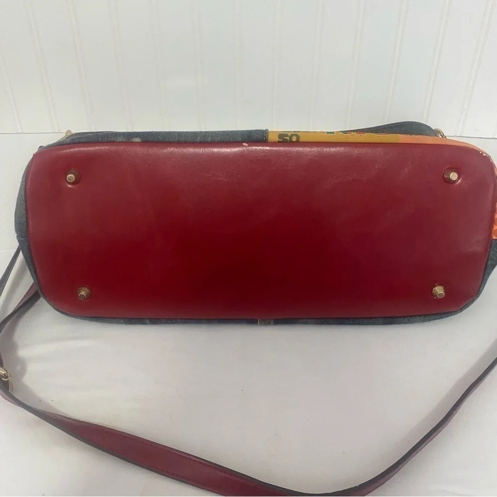 Nicole Lee Tote Purse/Shoulder-Bag Unique Beautiful Interior Tiny Scuff Rare